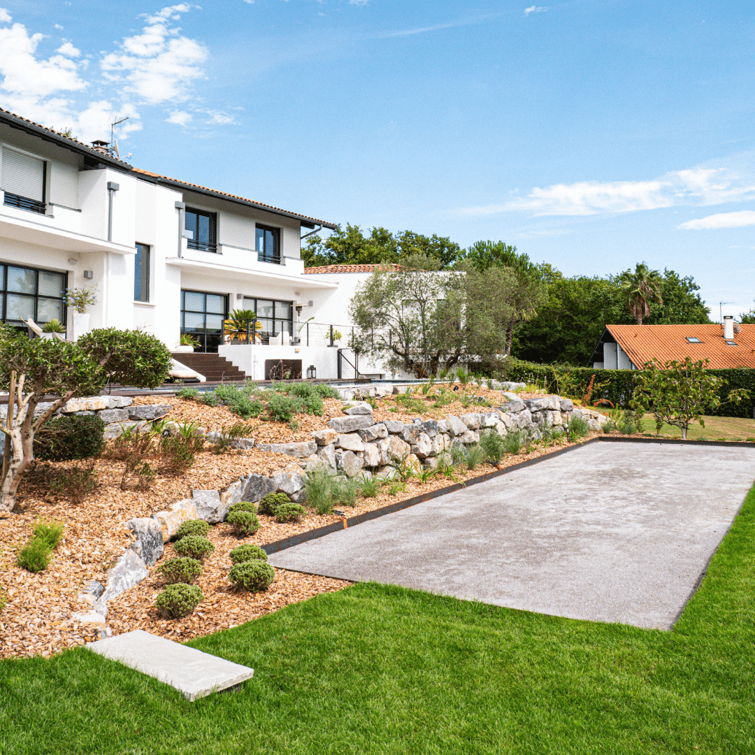 terrain de pétanque particulier